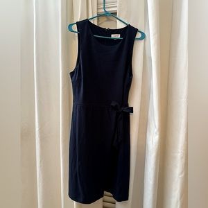 Loft Navy Blue Faux Wrap Dress - Size 10